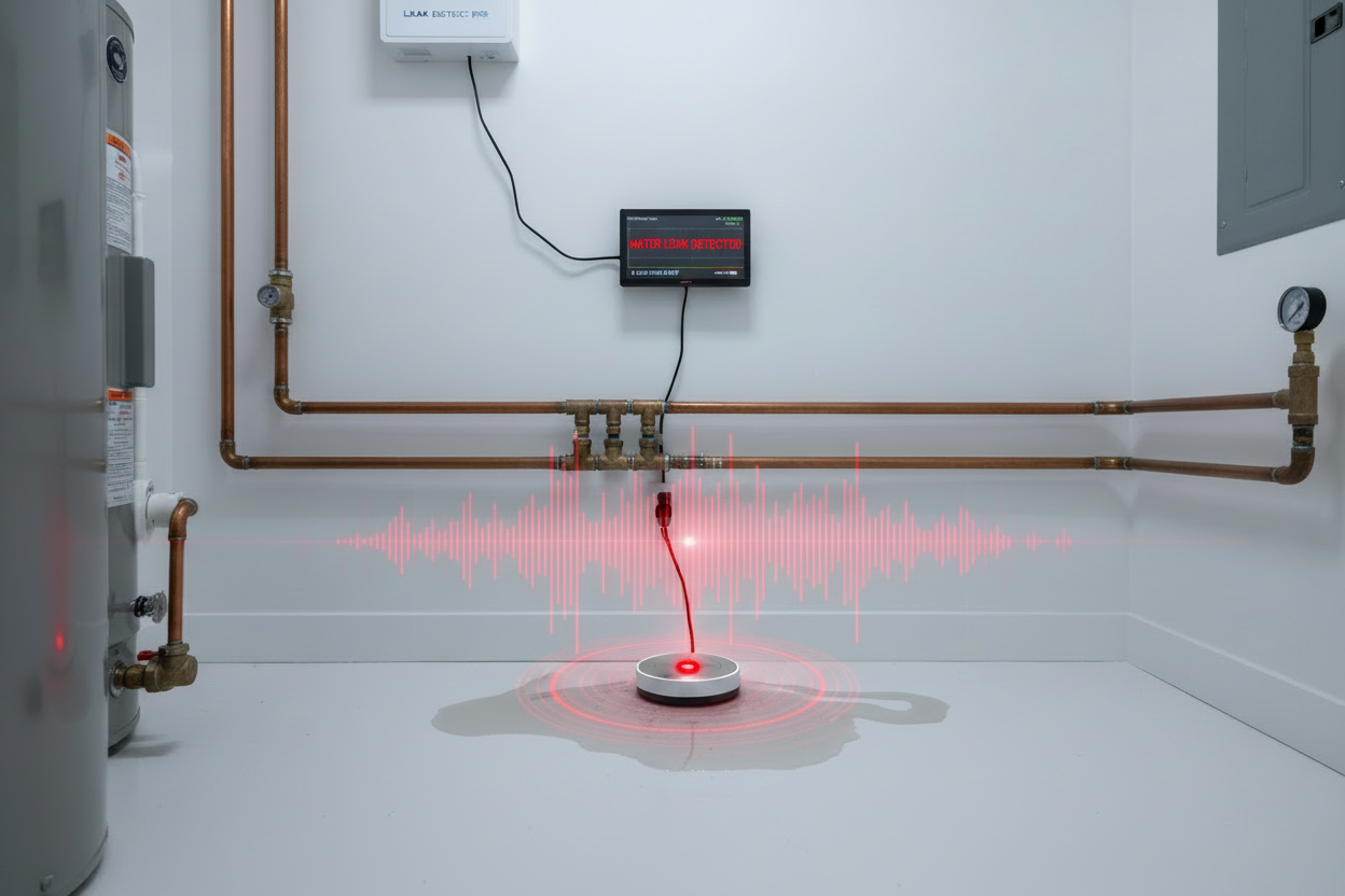 Water Leak Detection with Floor Placement